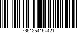 Código de barras (EAN, GTIN, SKU, ISBN): '7891354194421'