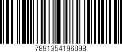 Código de barras (EAN, GTIN, SKU, ISBN): '7891354196098'