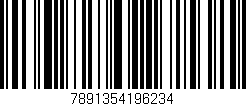 Código de barras (EAN, GTIN, SKU, ISBN): '7891354196234'