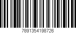 Código de barras (EAN, GTIN, SKU, ISBN): '7891354198726'