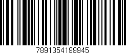 Código de barras (EAN, GTIN, SKU, ISBN): '7891354199945'