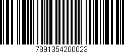 Código de barras (EAN, GTIN, SKU, ISBN): '7891354200023'