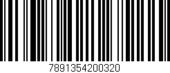 Código de barras (EAN, GTIN, SKU, ISBN): '7891354200320'