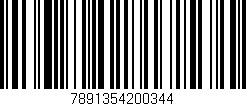 Código de barras (EAN, GTIN, SKU, ISBN): '7891354200344'
