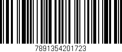 Código de barras (EAN, GTIN, SKU, ISBN): '7891354201723'