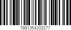 Código de barras (EAN, GTIN, SKU, ISBN): '7891354203277'