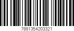 Código de barras (EAN, GTIN, SKU, ISBN): '7891354203321'