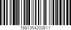Código de barras (EAN, GTIN, SKU, ISBN): '7891354203611'