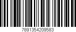 Código de barras (EAN, GTIN, SKU, ISBN): '7891354209583'