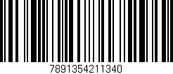 Código de barras (EAN, GTIN, SKU, ISBN): '7891354211340'