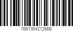 Código de barras (EAN, GTIN, SKU, ISBN): '7891354212668'