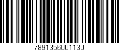 Código de barras (EAN, GTIN, SKU, ISBN): '7891356001130'