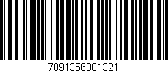 Código de barras (EAN, GTIN, SKU, ISBN): '7891356001321'