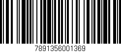 Código de barras (EAN, GTIN, SKU, ISBN): '7891356001369'