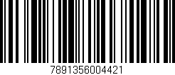 Código de barras (EAN, GTIN, SKU, ISBN): '7891356004421'