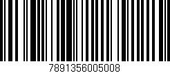 Código de barras (EAN, GTIN, SKU, ISBN): '7891356005008'
