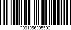Código de barras (EAN, GTIN, SKU, ISBN): '7891356005503'