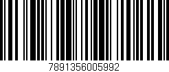 Código de barras (EAN, GTIN, SKU, ISBN): '7891356005992'