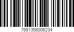 Código de barras (EAN, GTIN, SKU, ISBN): '7891356006234'
