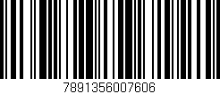 Código de barras (EAN, GTIN, SKU, ISBN): '7891356007606'