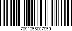 Código de barras (EAN, GTIN, SKU, ISBN): '7891356007958'