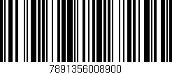 Código de barras (EAN, GTIN, SKU, ISBN): '7891356008900'