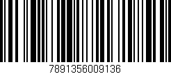Código de barras (EAN, GTIN, SKU, ISBN): '7891356009136'