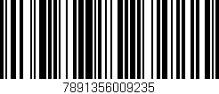Código de barras (EAN, GTIN, SKU, ISBN): '7891356009235'