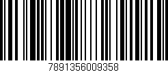 Código de barras (EAN, GTIN, SKU, ISBN): '7891356009358'