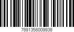 Código de barras (EAN, GTIN, SKU, ISBN): '7891356009938'