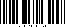 Código de barras (EAN, GTIN, SKU, ISBN): '7891356011160'