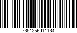 Código de barras (EAN, GTIN, SKU, ISBN): '7891356011184'