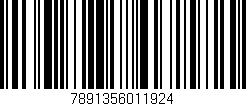 Código de barras (EAN, GTIN, SKU, ISBN): '7891356011924'