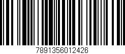 Código de barras (EAN, GTIN, SKU, ISBN): '7891356012426'