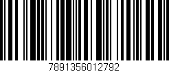 Código de barras (EAN, GTIN, SKU, ISBN): '7891356012792'