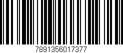 Código de barras (EAN, GTIN, SKU, ISBN): '7891356017377'