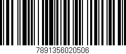 Código de barras (EAN, GTIN, SKU, ISBN): '7891356020506'