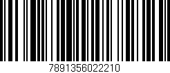 Código de barras (EAN, GTIN, SKU, ISBN): '7891356022210'
