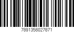 Código de barras (EAN, GTIN, SKU, ISBN): '7891356027871'