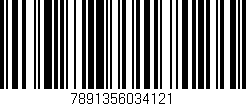 Código de barras (EAN, GTIN, SKU, ISBN): '7891356034121'