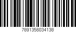 Código de barras (EAN, GTIN, SKU, ISBN): '7891356034138'