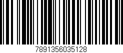 Código de barras (EAN, GTIN, SKU, ISBN): '7891356035128'