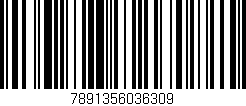 Código de barras (EAN, GTIN, SKU, ISBN): '7891356036309'