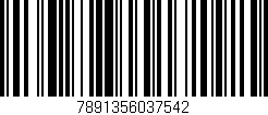 Código de barras (EAN, GTIN, SKU, ISBN): '7891356037542'