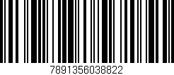 Código de barras (EAN, GTIN, SKU, ISBN): '7891356038822'