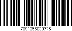 Código de barras (EAN, GTIN, SKU, ISBN): '7891356039775'