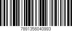 Código de barras (EAN, GTIN, SKU, ISBN): '7891356040993'