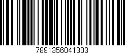 Código de barras (EAN, GTIN, SKU, ISBN): '7891356041303'