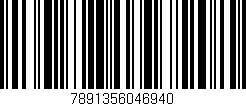 Código de barras (EAN, GTIN, SKU, ISBN): '7891356046940'