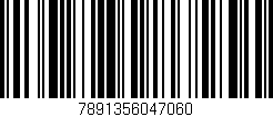 Código de barras (EAN, GTIN, SKU, ISBN): '7891356047060'